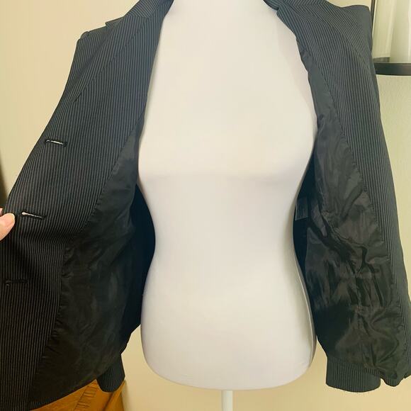Le Suit Size 6 Women's Blazer Black Pinstripe Jacket Career Workwear
Classic - Picture 7 of 9
